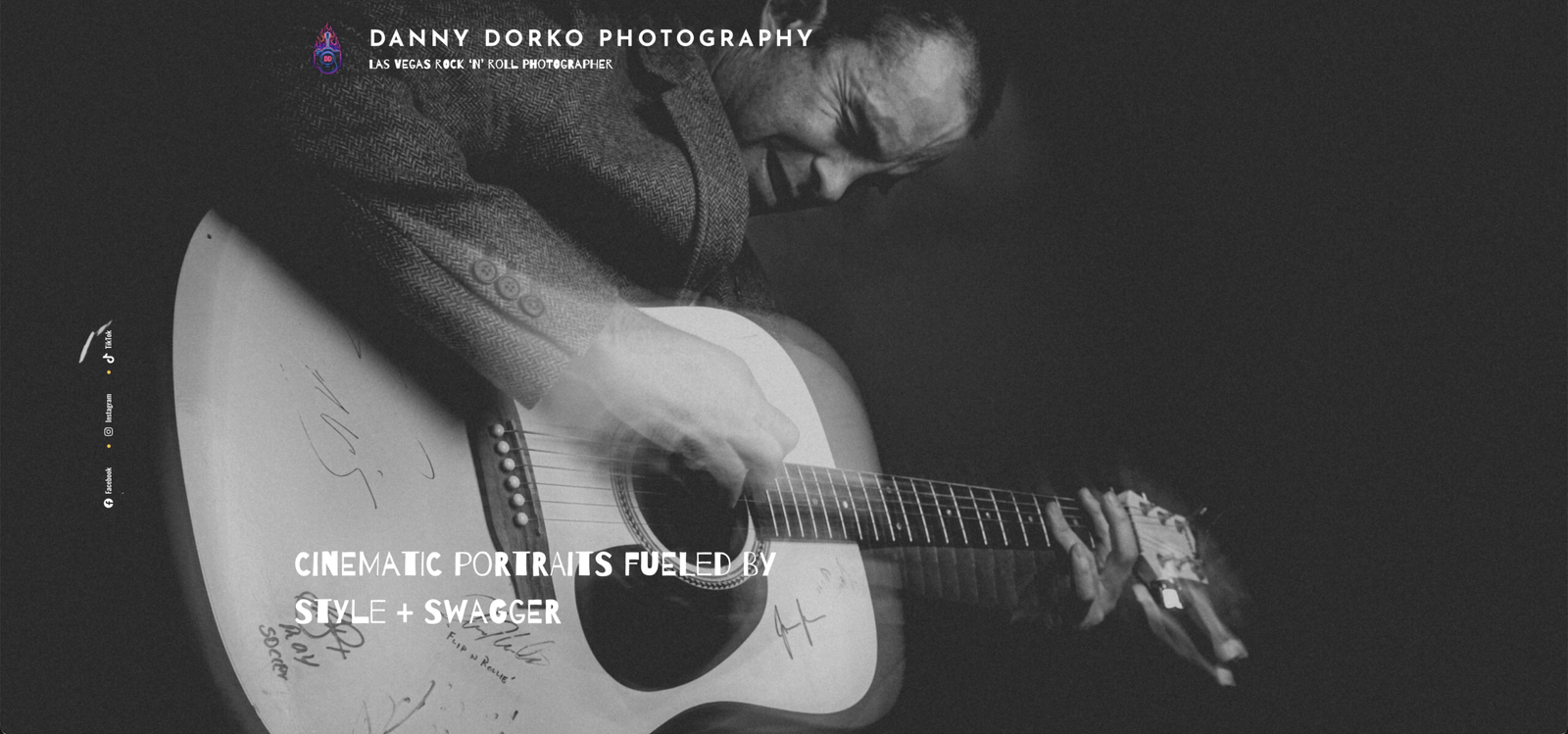 DannyDorko.com — Rock and fashion photography portfolio website